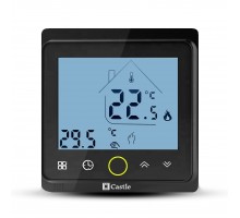 Терморегулятор программируемый (сенсорный) Castle AC603H Wi-Fi Black