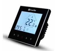 Терморегулятор программируемый (сенсорный) Castle AC605H Black