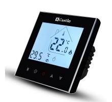 Терморегулятор программируемый (сенсорный) Castle AC605H Black