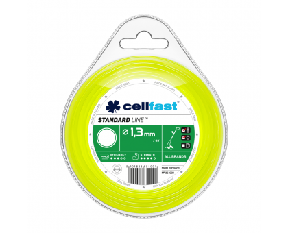 Леска для триммера - круглая Cellfast 1,3 мм x 15 м