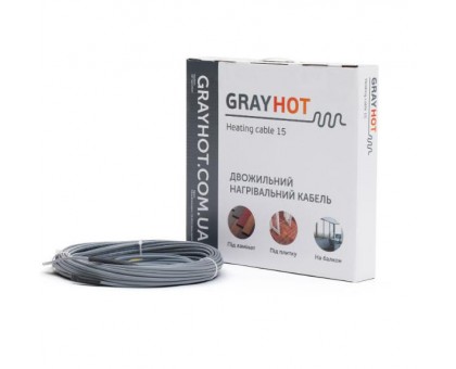 Нагревательный кабель Grayhot 6м, 92 Вт