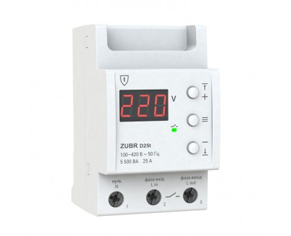 Реле напряжения ZUBR D25t