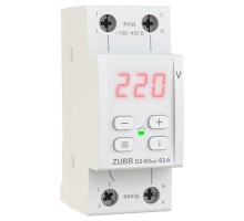 Реле напряжения ZUBR D2-63 red