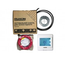Нагревательный кабель Ryxon HC-20-20 м + сенсорный терморегулятор Castle (2,0-2,5 м2)