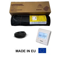  Теплый пол Arnold Rak двухжильный мат FH-EC 1800 вт 10,0 м2 + терморегулятор Castle