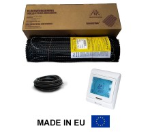  Теплый пол Arnold Rak двухжильный мат FH-EC 1800 вт 10,0 м2 + сенсорный терморегулятор Castle