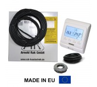 Теплый пол кабель Arnold Rak 6101-20 EC 200 Вт + терморегулятор Castle  ( 1.0 - 1.5 м2)