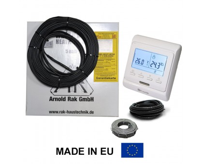 Теплый пол кабель Arnold Rak 6101-20 EC 2500 Вт + терморегулятор  Castle (12.5 - 19.2 м2)