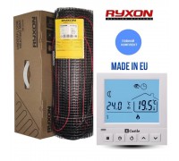  Нагревательный мат Ryxon HМ-1200 Вт комплект с программатором 6,0 м2