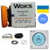 WOKS-18 1020 Вт Нагревательный кабель 56 м комплект с WI-FI программатором 5,6-7,0м2