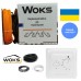 WOKS-18 100 Вт Нагревательный кабель 6 м полный комплект на 0,5-0,8м2