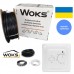 WOKS-20T 1815 Вт Нагревательный кабель 94 м полный комплект на 12,0-14,5м2