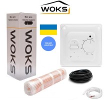 WOKS-160 1120 Вт Нагревательный мат комплект с механическим терморегулятором 7.0 м2