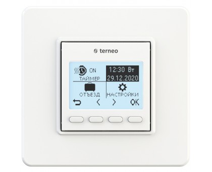 Терморегулятор цифровой Terneo pro Белый, без датчика температуры пола