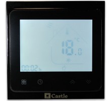 Терморегулятор программируемый (сенсорный) Castle TWE02 Wi-Fi Black