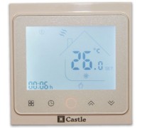 Терморегулятор программируемый (сенсорный) Castle TWE02 Wi-Fi White