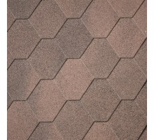 Бітумна черепиця Superglass Hex (07) Dual Brown