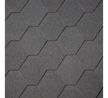 Бітумна черепиця Superglass Hex (01) Black