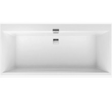 SQUARO EDGE 12 ванна 170*75 см с ножками, со сливом-переливом