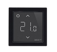 Терморегулятор программируемый сенсорный Devireg Smart Wi-Fi Black
