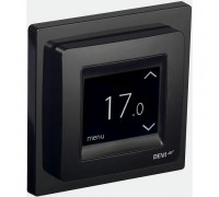 Терморегулятор программируемый сенсорный Devireg Touch Black