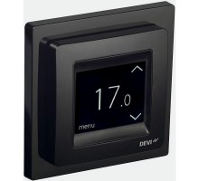 Терморегулятор программируемый сенсорный Devireg Touch Black