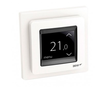 Терморегулятор программируемый сенсорный Devireg Touch White