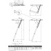 Чердачная лестница Dolle SW26 120х70 см (h 285 см)