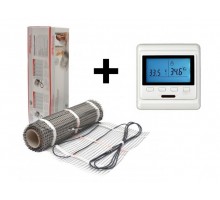 Теплый пол Hemstedt DH 150 двухжильный мат 750W, 5м2 + программируемый терморегулятор Castle Е53
