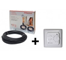 Теплый пол Hemstedt BR-IM 17 Вт/м под стяжку (длина 9,0м) 150W + механический терморегулятор Castle М 5,16