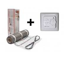 Теплый пол Hemstedt DH 150 двухжильный мат 68W,  0.45м2 + механический терморегулятор  Castle М 5,16