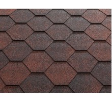 Битумная  черепица Katepal Jazzy (Красная) 1м2