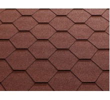 Битумная  черепица Katepal Classic (Красная) 1м2