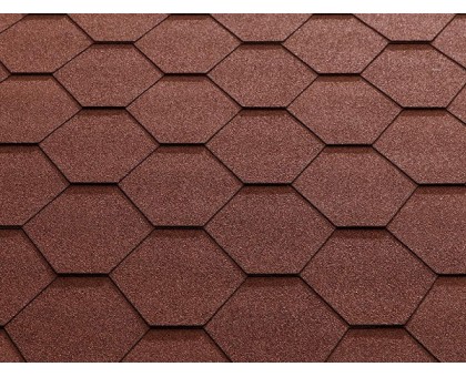 Битумная  черепица Katepal Classic (Красная) 1м2